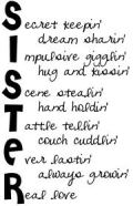 sister acrostic
