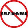 selfishness - NO