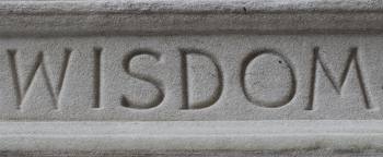 wisdom cut in stone