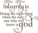 Doing the right thing