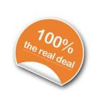 100% real