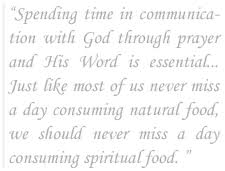 spiritual food