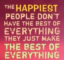 Happiness and attitude