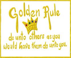 Do unto others Golden rule