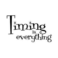 ideal moment perfect timing