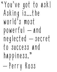 ask for the order asking is a secret to success