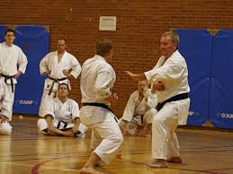 zanshin picture of karateka demonstrating mental attitude